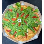 Tradicionais: Cliente Castelo - Pizza Grande (Ingredientes:  Mussarela,  Rúcula,  Tomate Seco, Alho Frito)