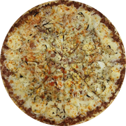 Promoção: Baiana - Pizza Grande (Ingredientes:  Azeitonas,  Calabresa Ralada,  Cebola,  Orégano,  Ovo, Molho, Muçarela)