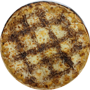 Doce: Banana Caramelizada - Pizza Grande (Ingredientes:  Canela, Banana caramelizada, Muçarela)