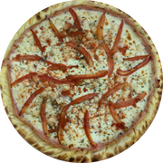 Light: Super Leve - Pizza Grande (Ingredientes:  Azeitonas,  Orégano,  Palmito,  Peito de peru,  Tomate picado, Molho, Muçarela de búfala)
