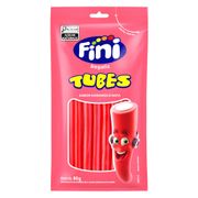 Balas, Doces e Refrigerantes: Fini tubes 15 gm - morango e nata