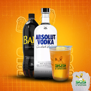 Copão de Kit: Copão Absolut + baly + Gelo de sabor)