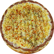 Especial: Calabresa Especial - Pizza Grande (Ingredientes:  Azeitonas,  Calabresa Fatiada,  Orégano,  Parmesão, Catupiry Original, Molho)