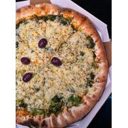 Promocionais: ESCAROLA - Pizza (Ingredientes: Azeitonas, Bacon, Escarola, Molho de tomate artesanal, Mussarela, Orégano)