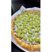 Gourmet: UVA COM NUTELLA - Pizza Doce (Ingredientes: Leite Condensado, Nutella, Uva Verde)