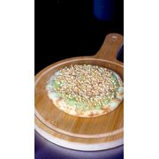 Gourmet: PISTACHE - Esfiha (Ingredientes: Creme de Pistache, Pistache Triturado)