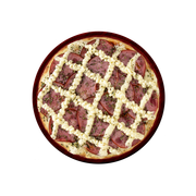 Salgadas: Lombinho - Pizza Gigante (Ingredientes: Azeitona, Catupiry, Lombo Canadense, Molho de Tomate, Mussarela, Orégano)