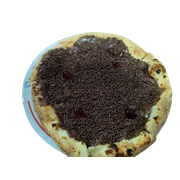 Doces: Brigadeiro - Pizza Gigante (Ingredientes: Cereja, Chocolate ao Leite, Creme de Leite, Granulado)