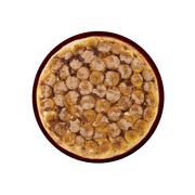 Doces: Banana Canela - Pizza Gigante (Ingredientes: Açúcar, Banana, Canela, Mussarela)