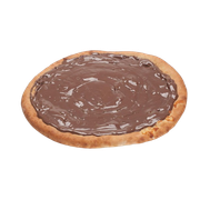 Doces: Chocolate ao Leite - Pizza Gigante (Ingredientes: Chocolate ao Leite, Creme de Leite)