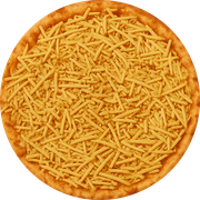 Carne: Estrogonofe - Pizza Grande (12 Fatias) (Ingredientes: Filé, Molho Especial, Batata Palha, Muçarela)