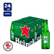Long Neck: Heineken Shot 250ml (Fardo 24 Unidades) - A Heineken é uma conceituada cervejaria holandesa que tem uma longa história como fabricante global de cervejas de qualidade em mais de 192 países.