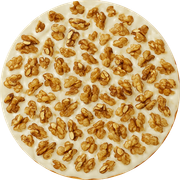 Doces: Paulista - Pizza Grande (12 Fatias) (Ingredientes: Nozes, Chocolate Branco, Muçarela)
