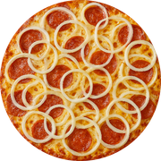 Defumados e Embutidos: Calabresa - Pizza Grande (12 Fatias) (Ingredientes: Calabresa Fatiada, Cebola, Muçarela)