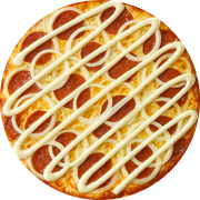 Defumados e Embutidos: Calabresa II - Pizza Grande (12 Fatias) (Ingredientes: Calabresa Fatiada, Cebola, Catupiry, Muçarela)
