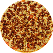 Defumados e Embutidos: Basca - Pizza Grande (12 Fatias) (Ingredientes: Bacon, Tomate, Cebola, Catupiry, Muçarela)