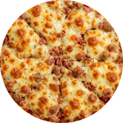 Carne: Xixo - Pizza Grande (12 Fatias) (Ingredientes: Filé, Tomate, Cebola, Bacon, Muçarela)