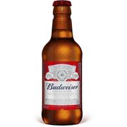 Retornáveis 300ml: Budweiser Retornável 300ml - A Cerveja Budweiser é feita a partir da mistura de seus ingredientes naturais, que após passar por processos de purificação está pronta para ser gelada e consumida.