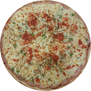 Lombo: Pirrio - Pizza Grande (Ingredientes:  Azeitonas,  Catupiry,  Ervilha,  Lombo,  Milho,  Orégano,  Palmito, Molho, Muçarela)