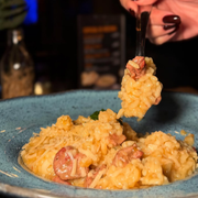 Risotos: Filé Mignon C/ Champignon - Risoto