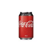 Refrigerantes: Coca-Cola Zero Lata 350ml - Coca-Cola Zero Lata 350ml