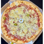 Tradicionais: Baianinha - Pizza Grande (Ingredientes:  Cebola,  Mussarela,  Pimenta, Calabresa Moída)