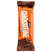 Picolé Recheado: Picolé Chocotine - Sabor chocolate com malte, recheado com chocolate meio amargo e flocos crocantes, coberto com chocolate meio amargo e biscoito.