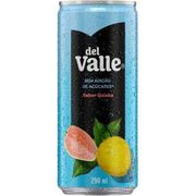Sucos: Del Valle Goiaba Zero Lata 290ml - Del Valle sucos acredita que quem planta amor, colhe carinho. Por isso, seleciona as melhores frutas para levar os melhores produtos até a sua família.