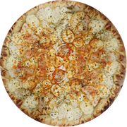 Especial: Namorados Especial - Pizza Grande (Ingredientes:  Azeitonas,  Orégano,  Palmito em rodelas, Catupiry Original, Molho, Muçarela)