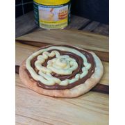 Esfihas Doces: Mesclada Creme de Ninho com Nutella - Esfiha Doce (Ingredientes: Creme de ninho, Nutella)