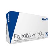 Medicamentos e Vermífugos: Antibiótico EnroNew World 50mg para Cães e Gatos de até 10kg - Antibiótico EnroNew World 50mg para Cães e Gatos de até 10kg. Caixa com 10 comprimidos.