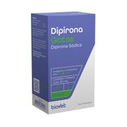 Medicamentos e Vermífugos: Analgésico e Antipirético Biovet Dipirona Sódica - 20ml - - Indicada para cães e gatos;- Tem ação analgésica e antipirética;- Auxilia no tratamento dos quadros dolorosos e febris,- Disponível em embalagem com 20 ml.