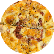 Tradicionais: Colonial & Minas - Pizza Grande (Ingredientes: Catupiry, Molho de Tomate, Muçarela, Orégano, Queijo Minas, Salame)