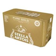 Cervejas Lata: CX Stella Artois Gold 269ml - Cerveja
