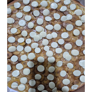 Doces: Nevada - Pizza Pequena (25cm - 6 Fatias) (Ingredientes: Açúcar, Banana, Canela, Chocolate Branco, Muçarela)