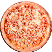 Tradicionais: Bacon - Pizza Grande (Ingredientes: Bacon, Mussarela, Orégano)