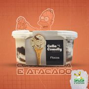 picolé & sorvetes: Sorvete 1L Especial - Flocos)