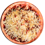 Tradicionais: Calabresa Com Barbecue - Pizza Grande (Ingredientes: Barbecue, Calabresa, Molho, Mussarela, Orégano)