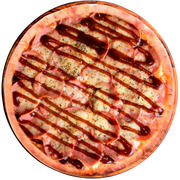 Tradicionais: Lombinho Com Barbecue - Pizza Grande (Ingredientes: Barbecue, Lombinho)
