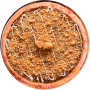 Especiais: Paçoquinha - Pizza Grande (Ingredientes: Doce de Leite, Mussarela, Paçoquinha)