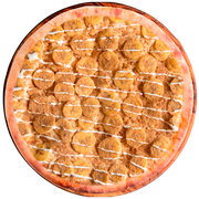 Doces: Banana Com Canela - Pizza Grande (Ingredientes: Banana, Canela em Pó, Leite Condensado, Mussarela)