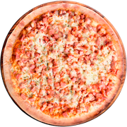 Especiais: Quatro Queijos Com Bacon - Pizza Grande (Ingredientes: Bacon, Catupiry, Mussarela, Orégano, Parmesão, Provolone)