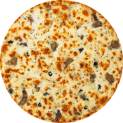 Carne: Sabor do Bill - Pizza Grande (12 Fatias) (Ingredientes: Filé, Alho Frito, Cream Cheese, Muçarela)
