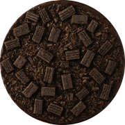 Doces: Bis Preto - Pizza Grande (12 Fatias) (Ingredientes: Bis Preto, Chocolate Preto, Muçarela)