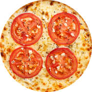Queijos : Alho e Óleo - Pizza Grande (12 Fatias) (Ingredientes: Alho, Tomate, Muçarela)