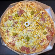Tradicionais: Toscana 3 - Pizza Grande (Ingredientes:  Catupiry,  Parmesão, Calabresa Fatiada)
