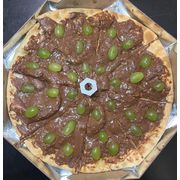 Doces: Nutela 2 - Pizza Grande (Ingredientes:  Uva, Nutela)