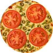Defumados e Embutidos: Do Piero - Pizza Grande (12 Fatias) (Ingredientes: Salaminho Fatiado, Tomate, Cebola, Azeitona Verde Fatiada, Muçarela)