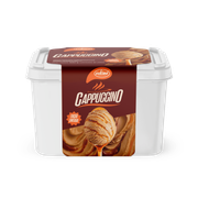 Pote 2L Especial: Pote 2l Especial Cappuccino - Sabor cappuccino, mesclado com caramelo e cookies.