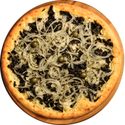 Especiais: Sertaneja - Combo Q-rido da Le Masse! Pizza Grande + Refrigerante ou Suco 1L. (Ingredientes: Azeitona, Carne de Sol, Cebola, Molho de Tomate, Mussarela, Orégano, Queijo Coalho)